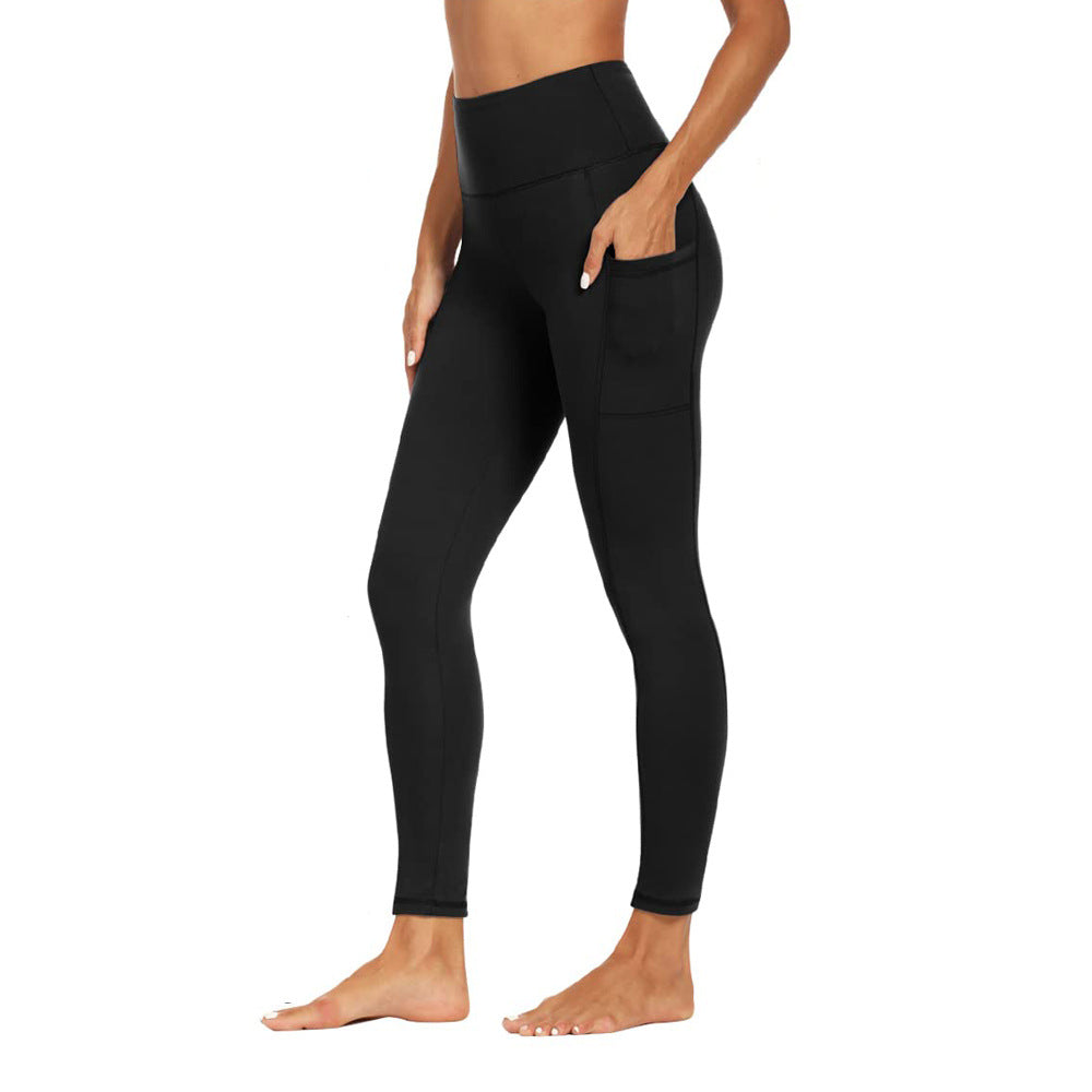 Womens Yoga Leggings Soft Tummy-control  High-stretch  And Opaque