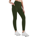 Womens Yoga Leggings Soft Tummy-control  High-stretch  And Opaque