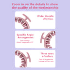 Cellulite Massager Manual Muscle Massager Roller For Leg, Neck, Arm And Foot