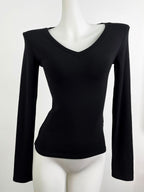 Shoulder Modal Stretch Tight Sports Long Sleeve