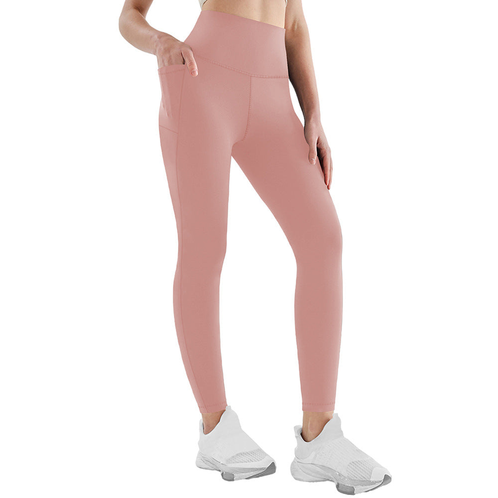 Womens Yoga Leggings Soft Tummy-control  High-stretch  And Opaque