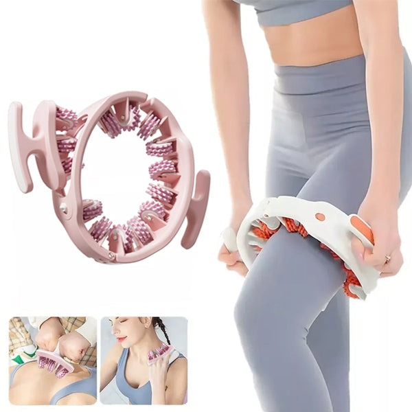 Cellulite Massager Manual Muscle Massager Roller For Leg, Neck, Arm And Foot Hover Image