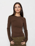 Shoulder Modal Stretch Tight Sports Long Sleeve