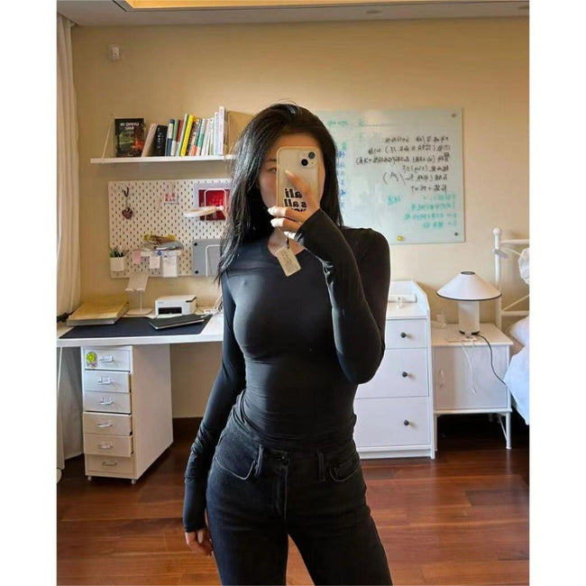 Shoulder Modal Stretch Tight Sports Long Sleeve Main Image