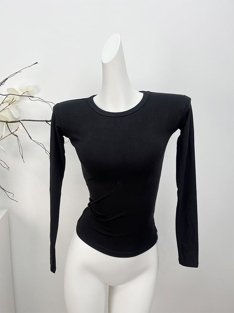 Shoulder Modal Stretch Tight Sports Long Sleeve
