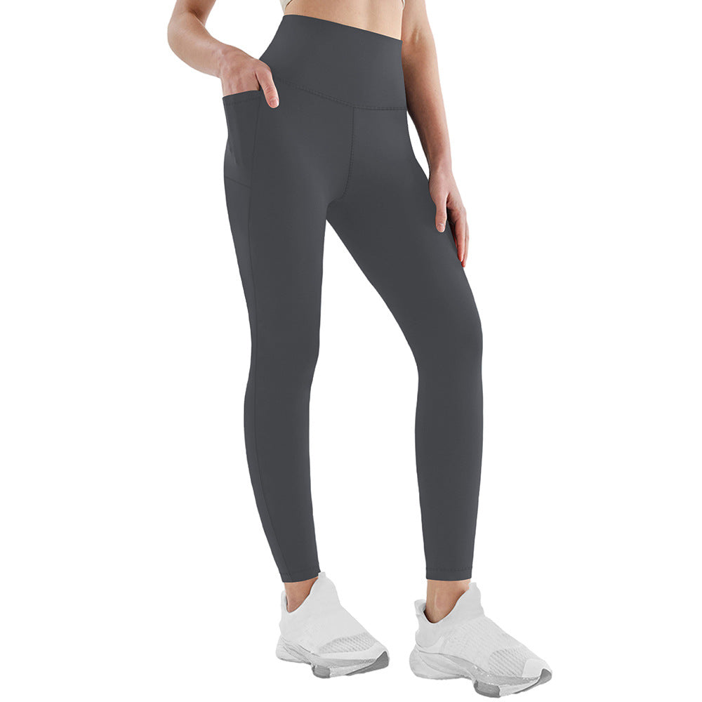Womens Yoga Leggings Soft Tummy-control  High-stretch  And Opaque